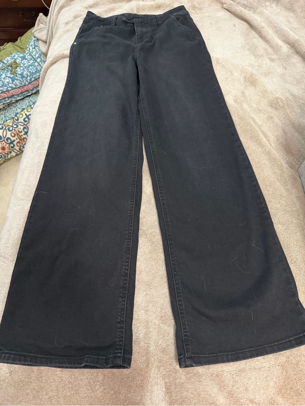 Oat New York Black Boot Cut Jeans